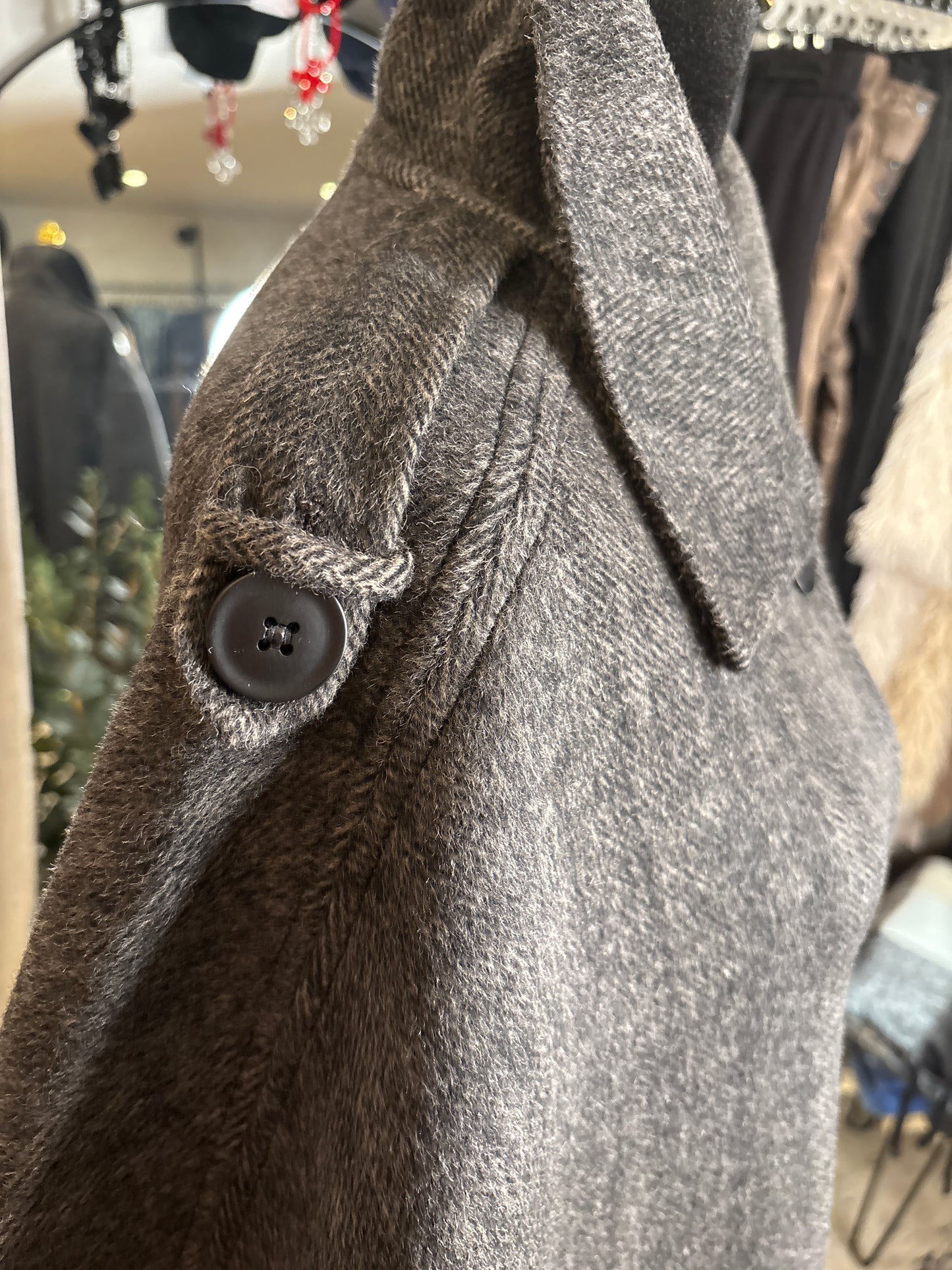 Hochwertiger Poncho in Blau - Alex Max