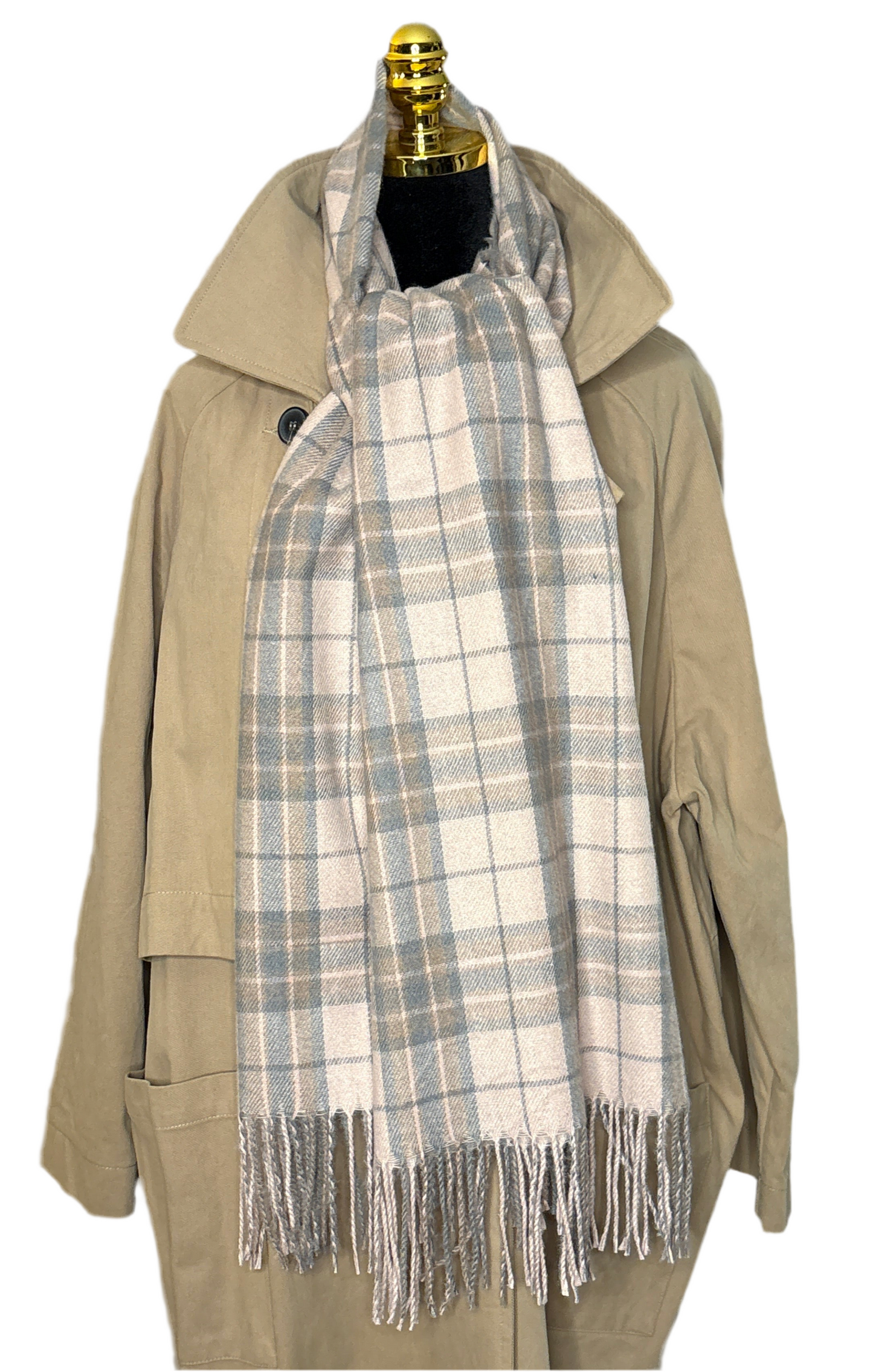 Klassischer Schal mit Karomuster