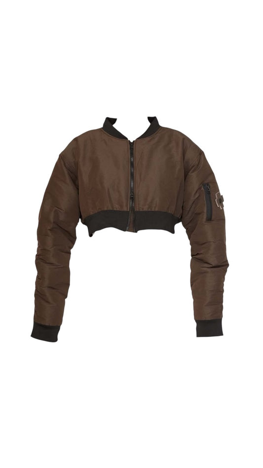 Kurze Bomberjacke in Chocolate Brown – Modern, cool & absolut trendstark - PLÜ