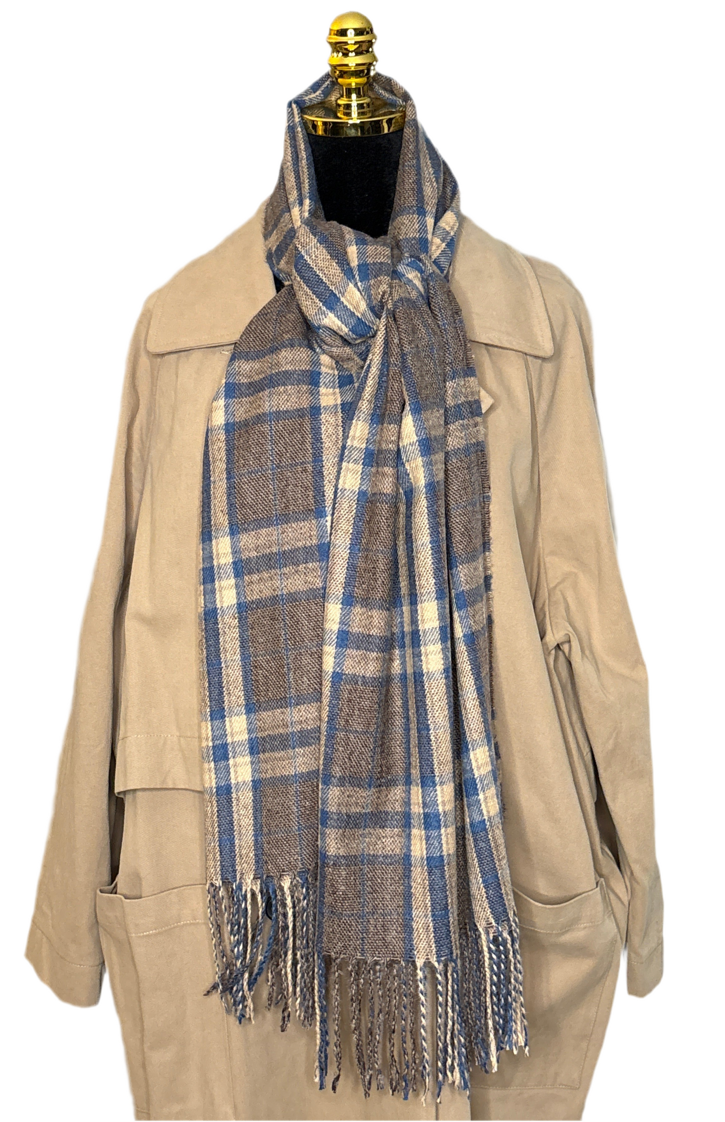 Klassischer Schal mit Karomuster