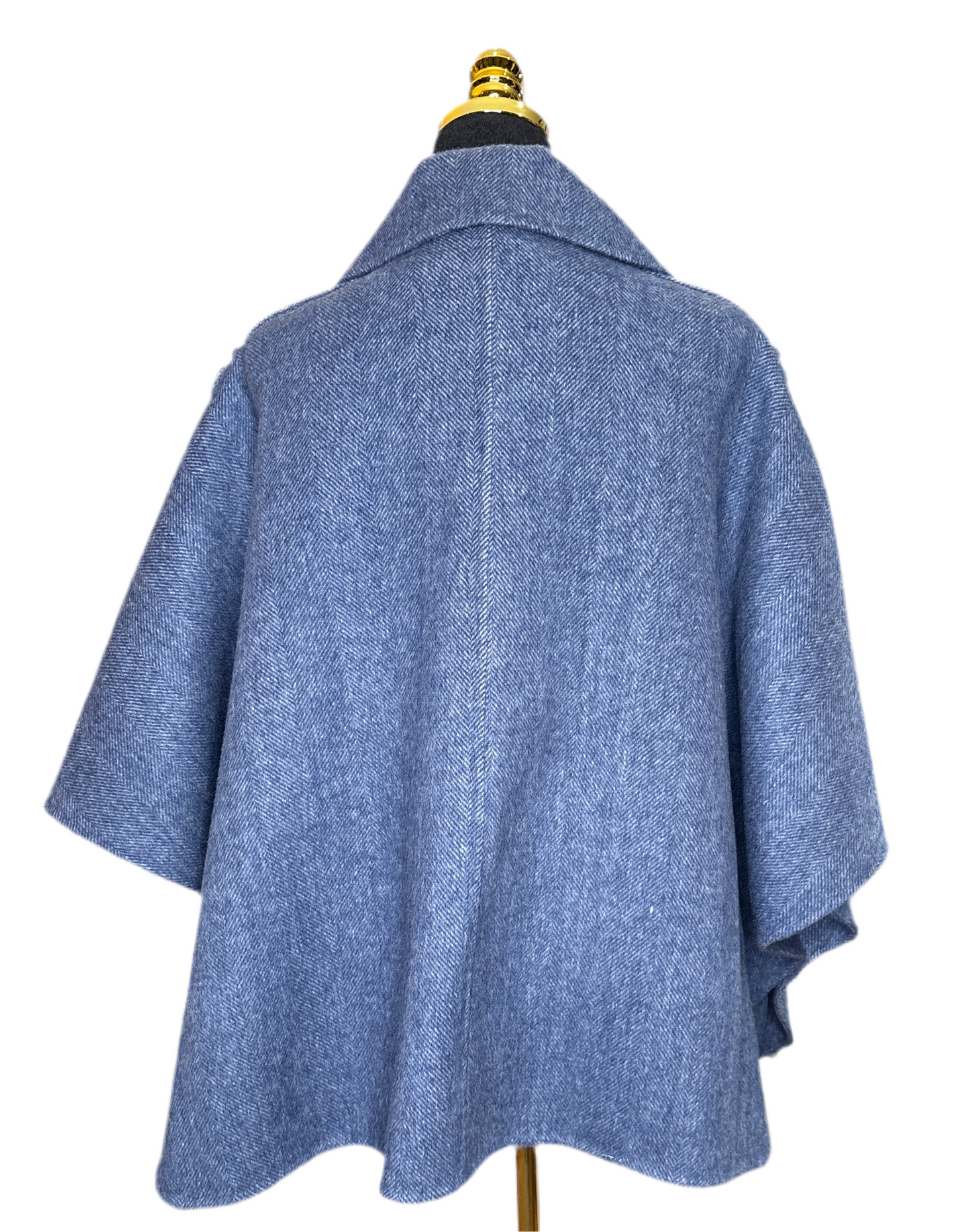Hochwertiger Poncho in Blau - Alex Max