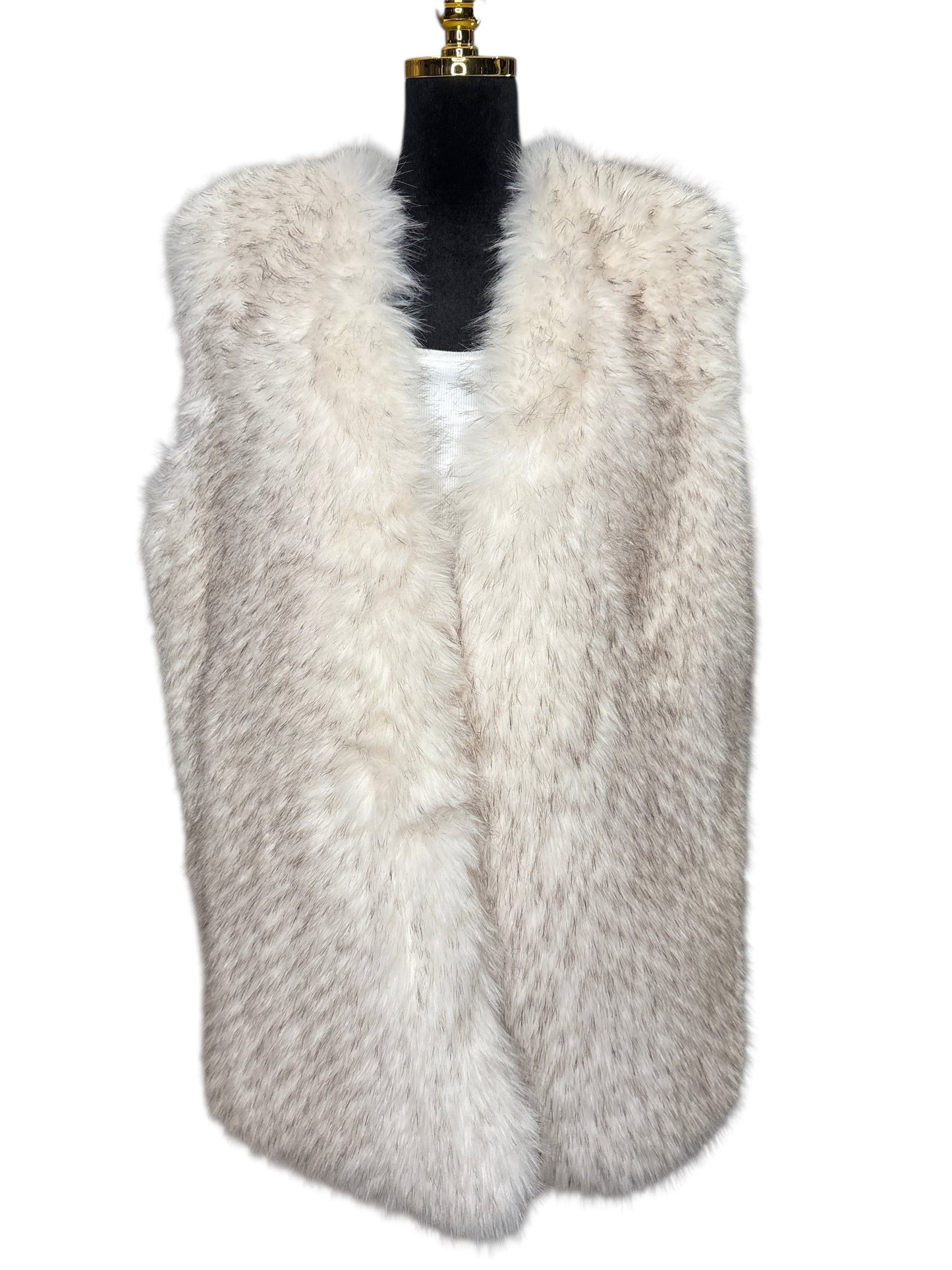 Elegante Faux-Weste in Blau & Wollweiß - Jacken - ALEX MAX - Gr. 34-40