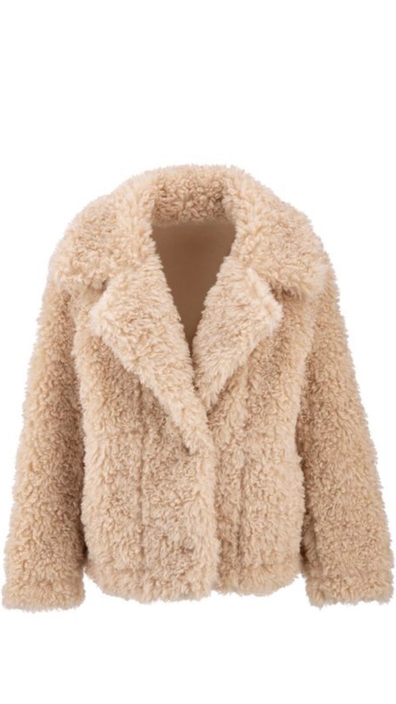 Wendbare Teddyjacke in Creme – 2-in-1 - Winterliebling mit Stil - ALEX MAX - Gr. 34-38