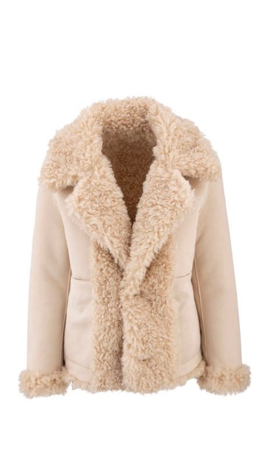 Wendbare Teddyjacke in Creme – 2-in-1 - Winterliebling mit Stil - ALEX MAX - Gr. 34-38